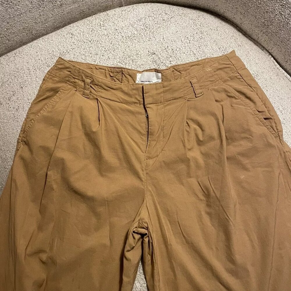 Anthropologie trending chino Buckle back retro style pleats XL fisherman style L